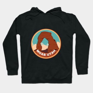 Moab Utah Arch Vintage Travel Hoodie